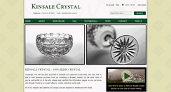 Desktop Screenshot of kinsalecrystal.ie