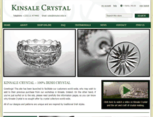 Tablet Screenshot of kinsalecrystal.ie